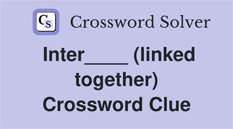 crossword clue inter.